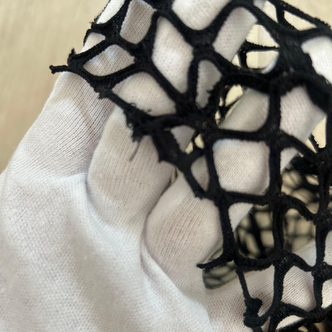 DRIES VAN NOTEN メッシュ ブラック トップス　重ね着