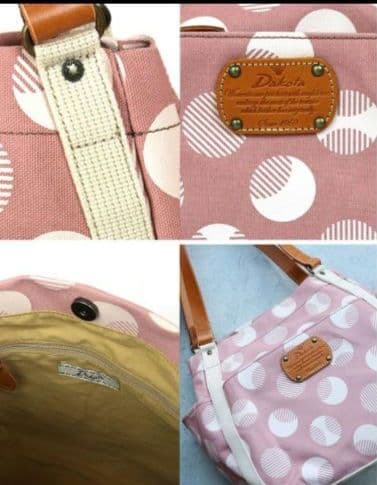 お値下げ！Dakota ダコタ　ピットトートバッグ　ピンク　超美品