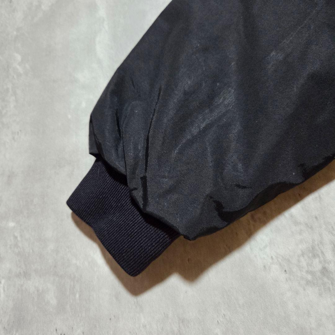 古着90sHollowayブラックウォームアップジャケット星条旗USA黒Army