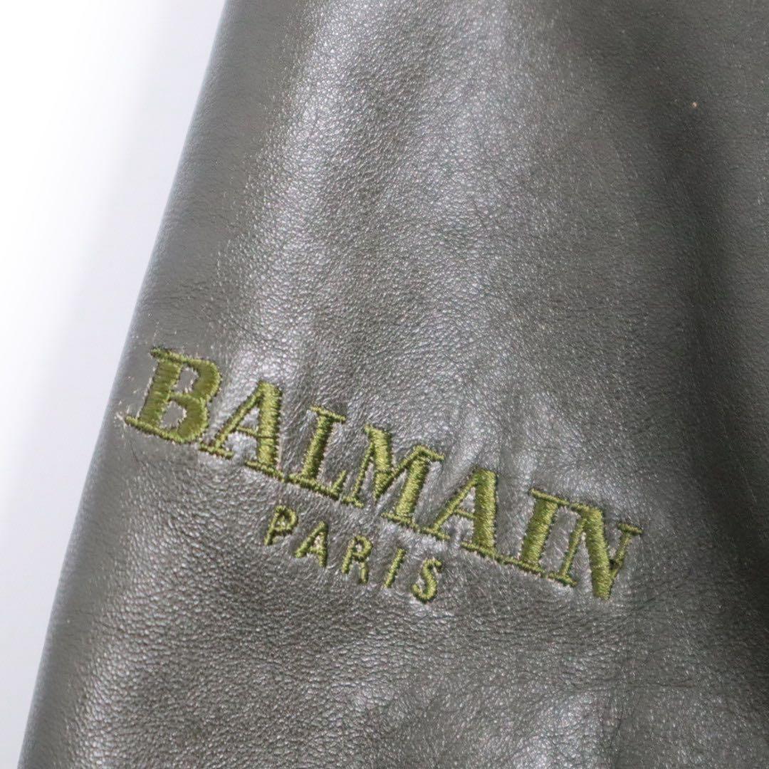 Vintage archive balmain 短丈 A2 レザージャケット