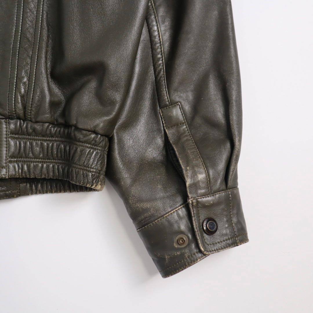 Vintage archive balmain 短丈 A2 レザージャケット