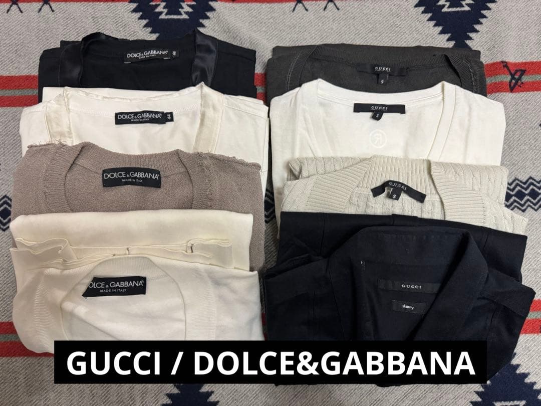 DOLCE&GABBANA / GUCCI まとめ売り Sサイズ相当