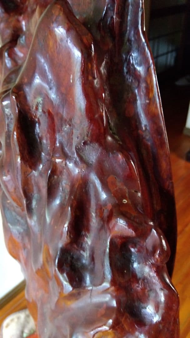 木製花彫刻アート作品