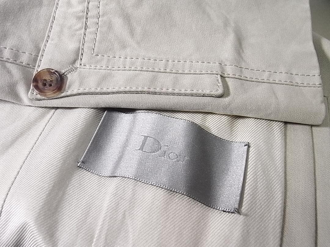 専用size44☆良品☆ディオールオム トレンチコート カーキグレー