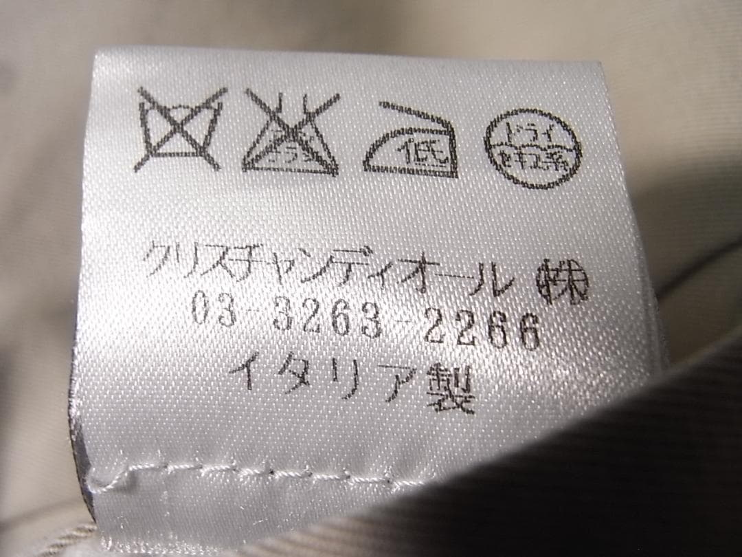 専用size44☆良品☆ディオールオム トレンチコート カーキグレー
