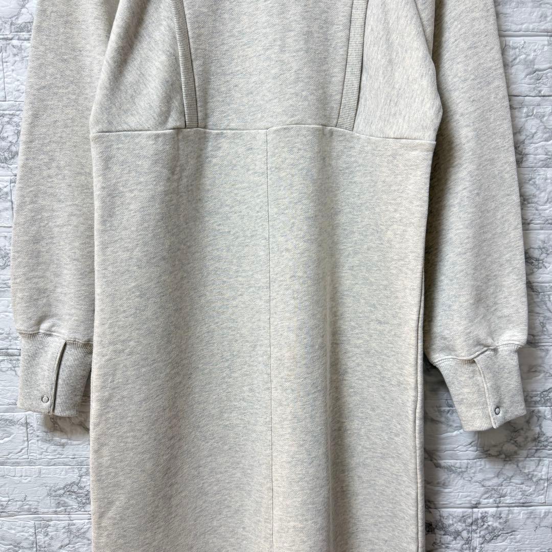 ADAM ET ROPÉ バルーンスリーブ スウェットワンピース　F キナリ