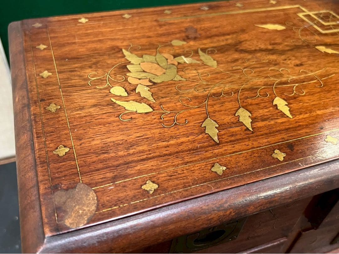 イタリア製 小引き出し 小物入れ ミニ箪笥 チェスト インテリア アンティーク