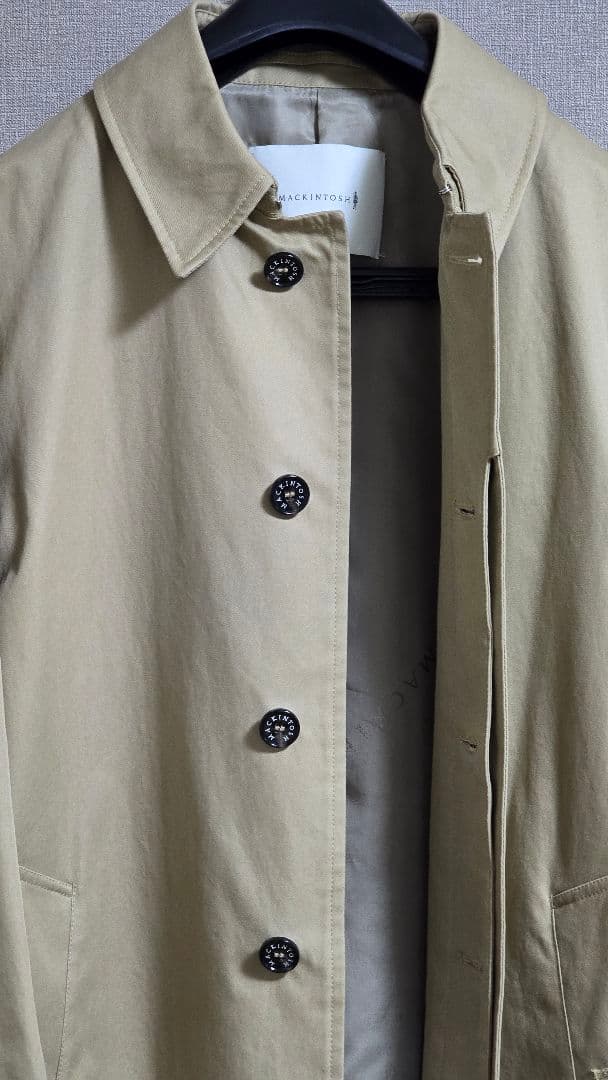 【美品】MACKINTOSH ギャバジンステンカラー　定価10万円