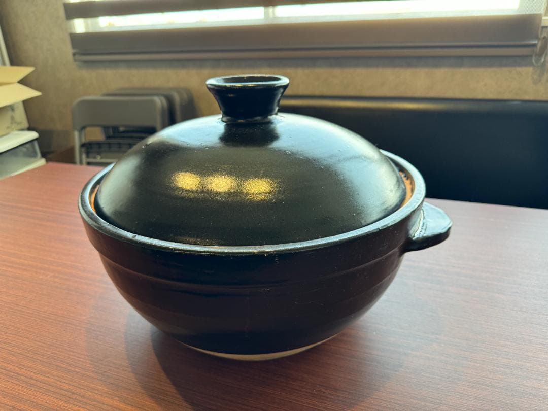 「長谷製陶」 かまどさん 土鍋 二升炊き 2升 直火専用 炊飯鍋 炊き出し
