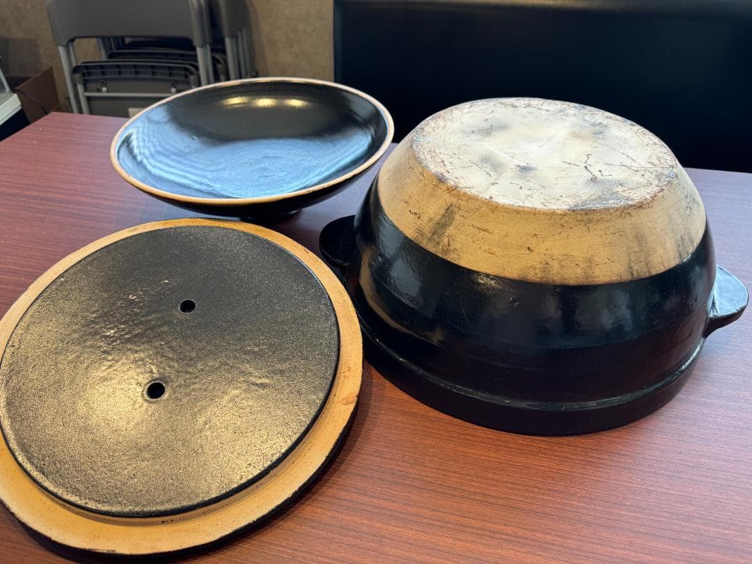 「長谷製陶」 かまどさん 土鍋 二升炊き 2升 直火専用 炊飯鍋 炊き出し