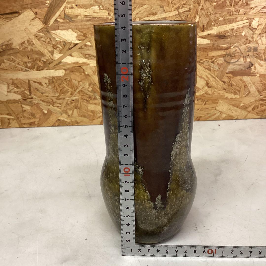 九谷焼　昭一郎　花瓶　陶器　花入　インテリア　和室　置き物　（I 100）