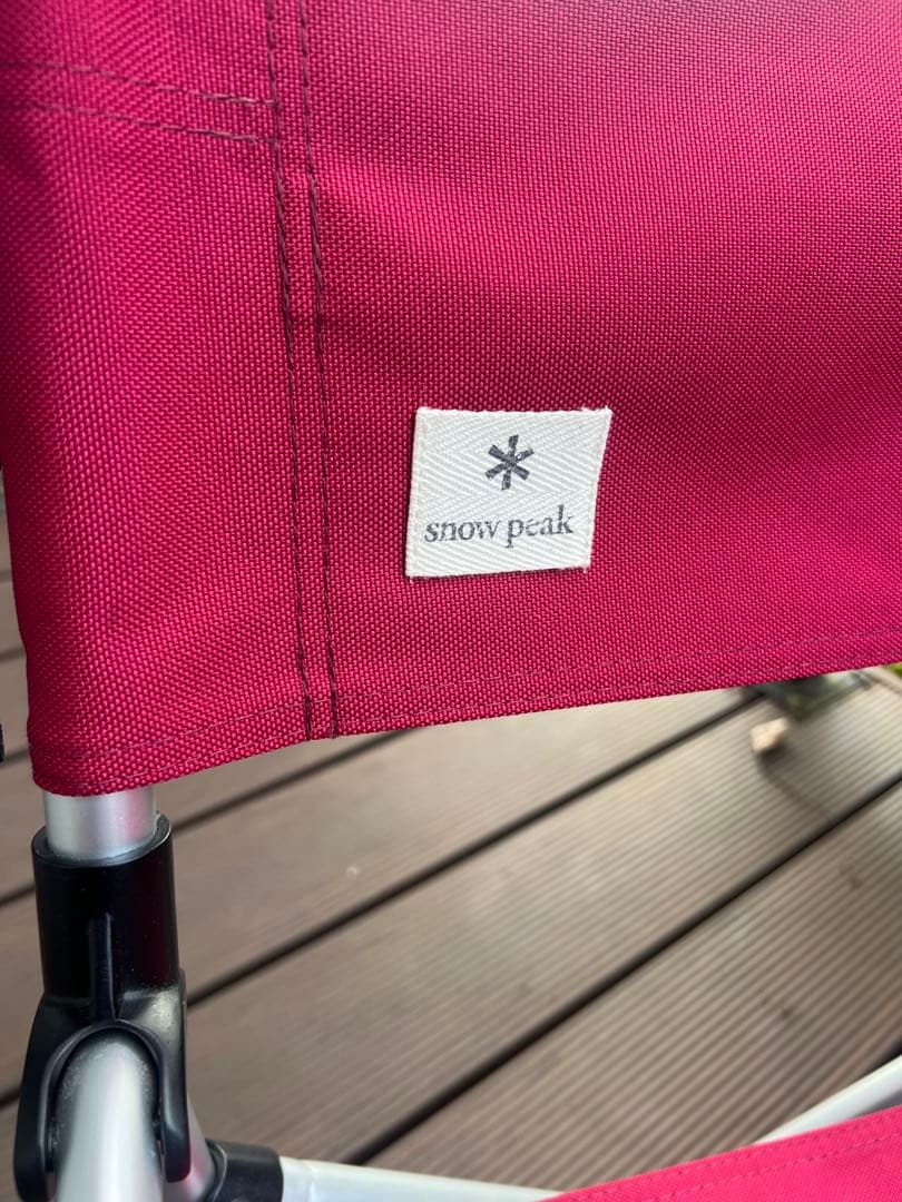 スノーピーク( peak) エントリーFDチェア LV-075RD 美品