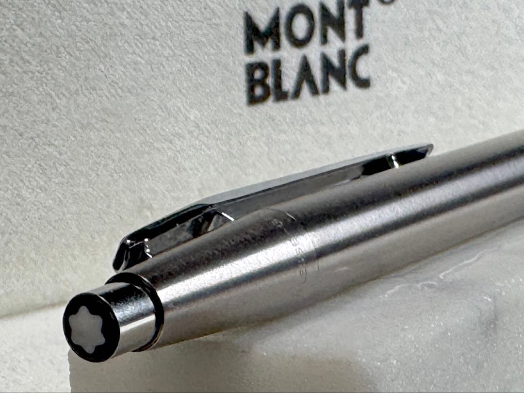 【極美品】MONT BLANC 1970S シルバー スリムライン
