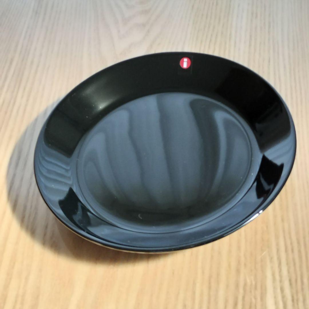 【廃盤色】 TEEMA 17cm プレート 5枚　ブラック