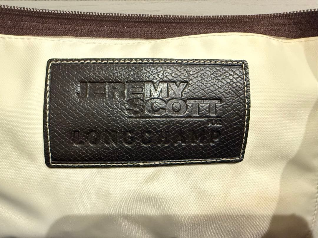 【限定品】JEREMY SCOTT×Longchampピルプリント トートバッグ