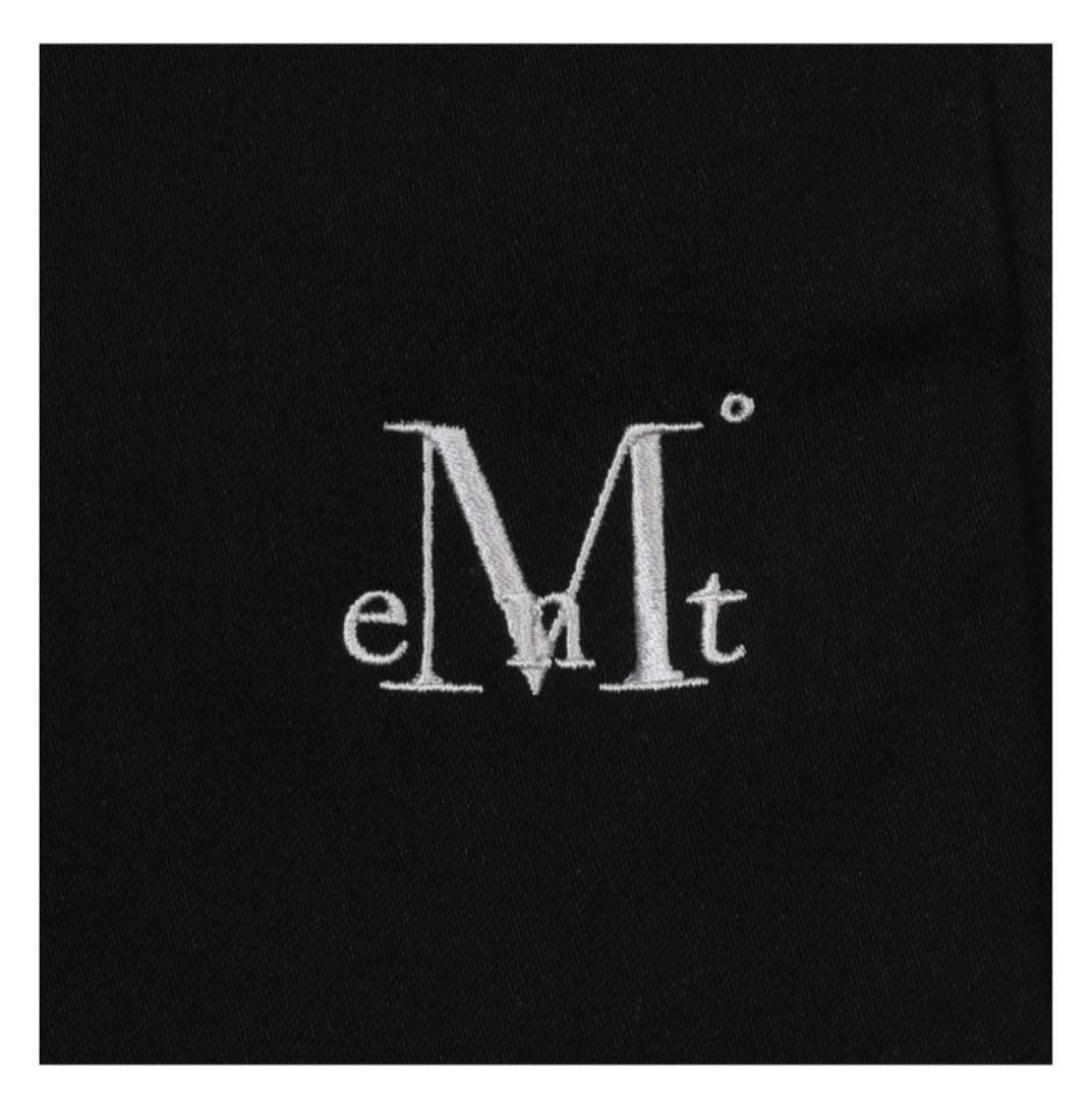 MUCENT ピストルバック レザー ダブルクロス ワイド コットンパンツ M