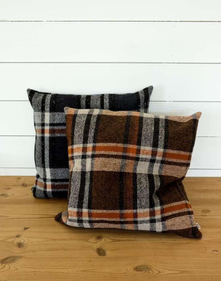 FITH AND TRUCK シェットランド チェッククッション　2点