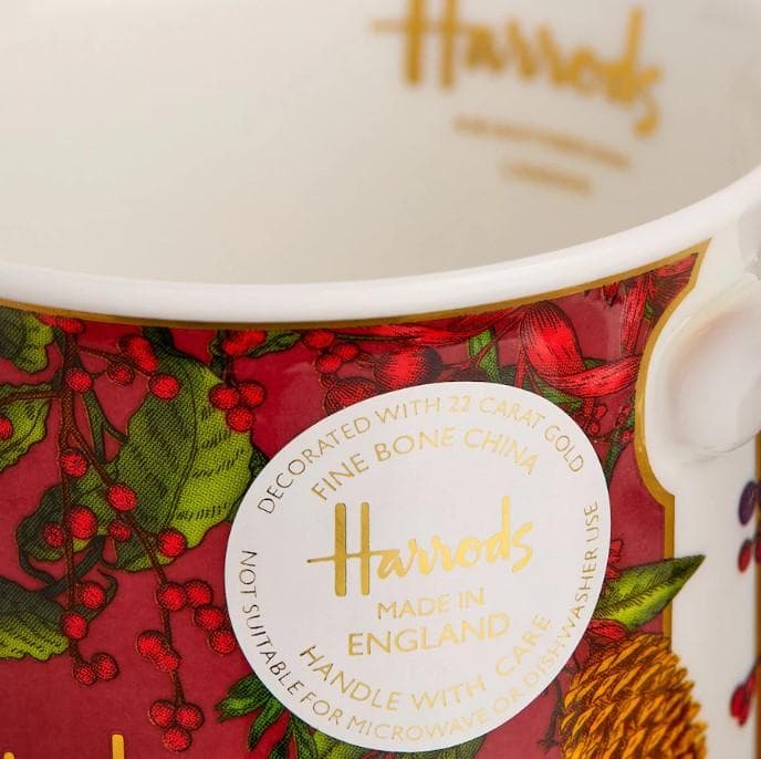 ★クリスマス　Harrodsボルド－と22金のマグ「グレート・フィースト大饗宴」