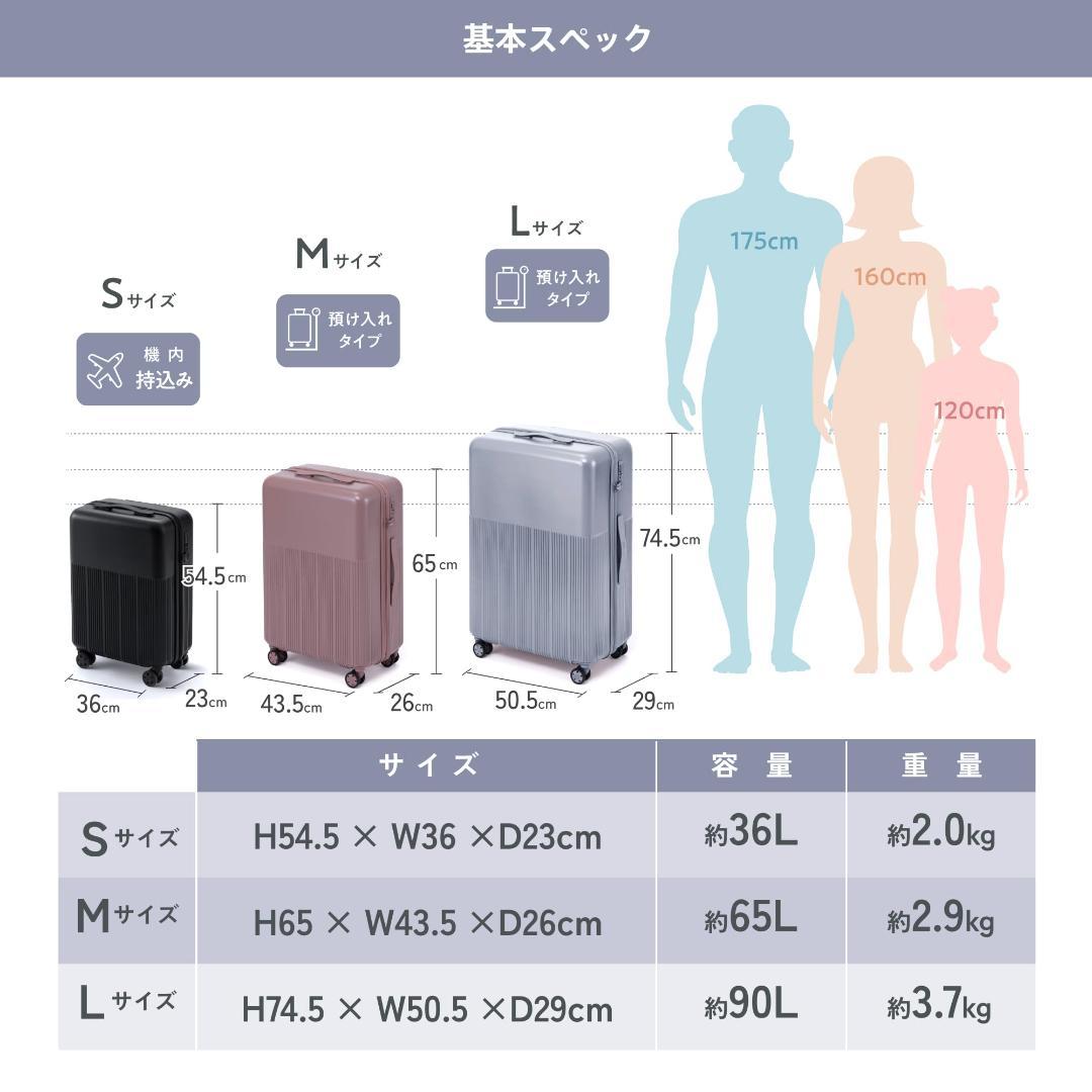 スーツケース　超軽量　Mサイズ キャリーケース