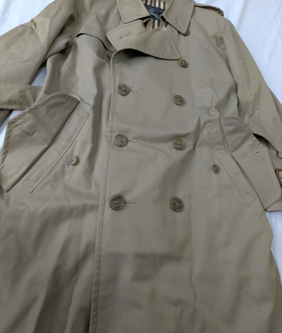 mame様リクエスト　90s バーバリー　トレンチコート　ベージュ　ノバチェック