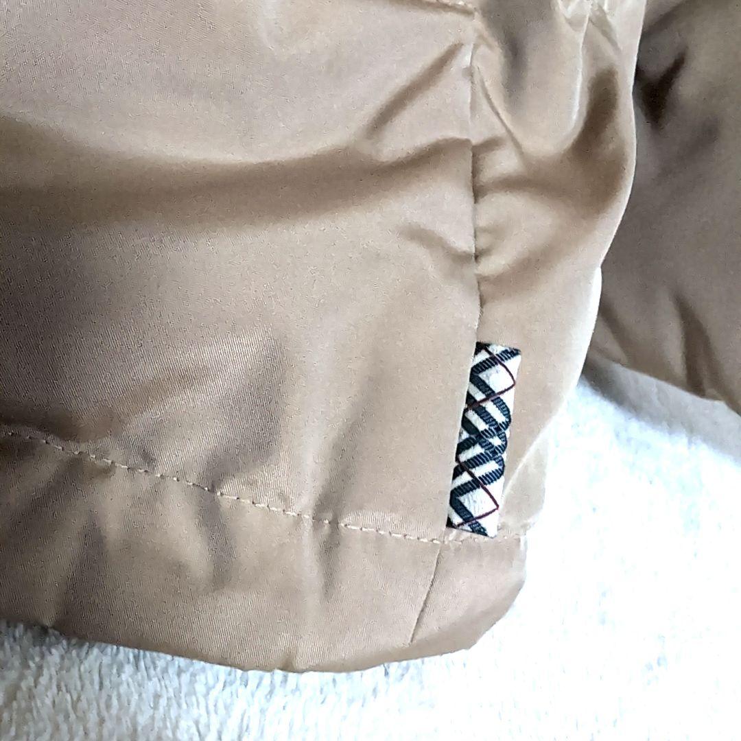 eu12 BURBERRY ベージュ ダウンジャケット　ノバチェック XL相当