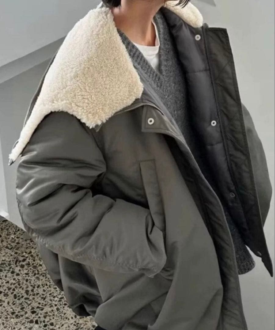 ジャケット・アウター CLANE BALLOON DESIGN HOODED N3B