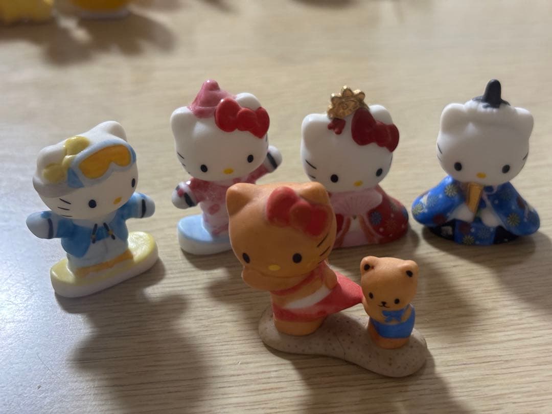 ハローキティ陶器製置き物コンプリートセット❣️