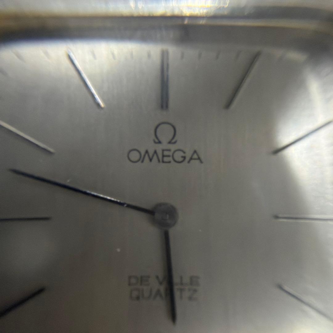 OMEGA クォーツ 時計 シルバー