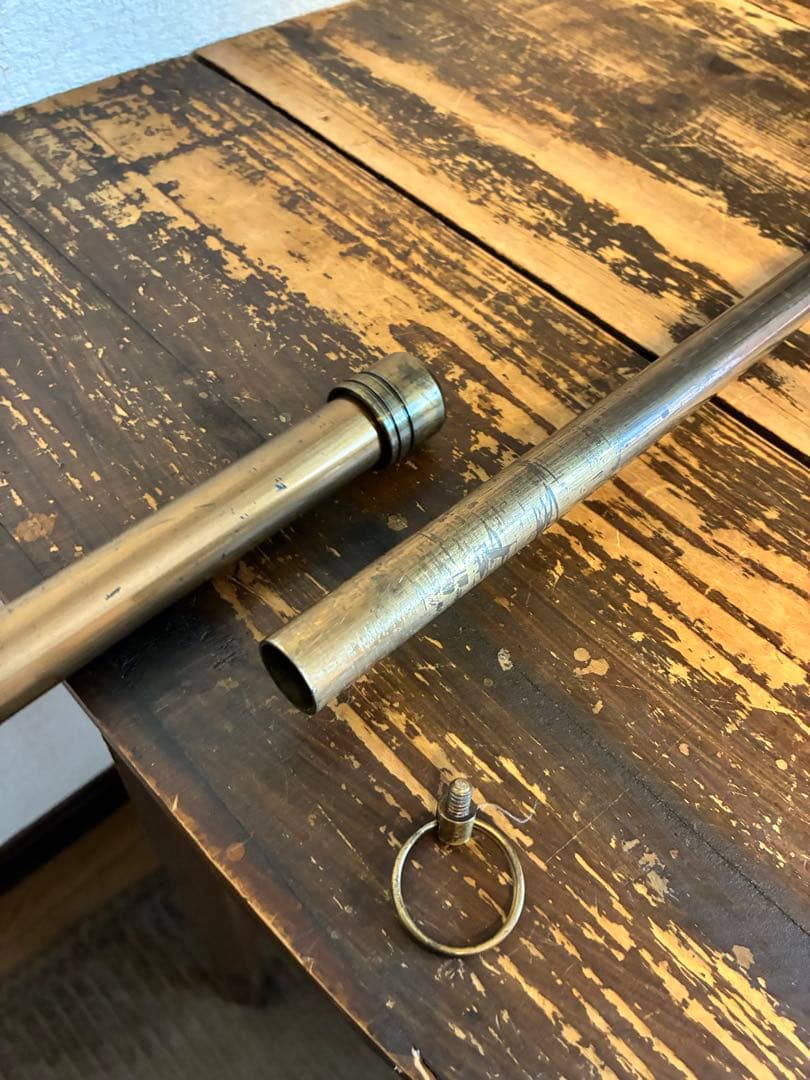 インダストリアル　コートハンガーラック　スタンド　什器　ビンテージ　ゴールド