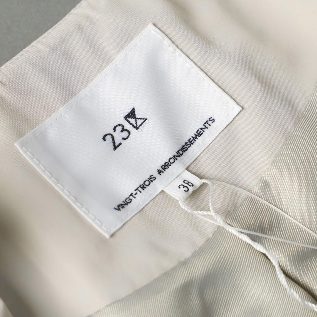 117 新品 23区 中綿 パデット ドルマンコート38 ロングコート 少訳