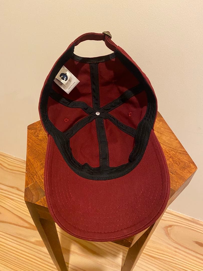 【美品】VAKT. CAP I ★BURGUNDY ベースボールキャップ