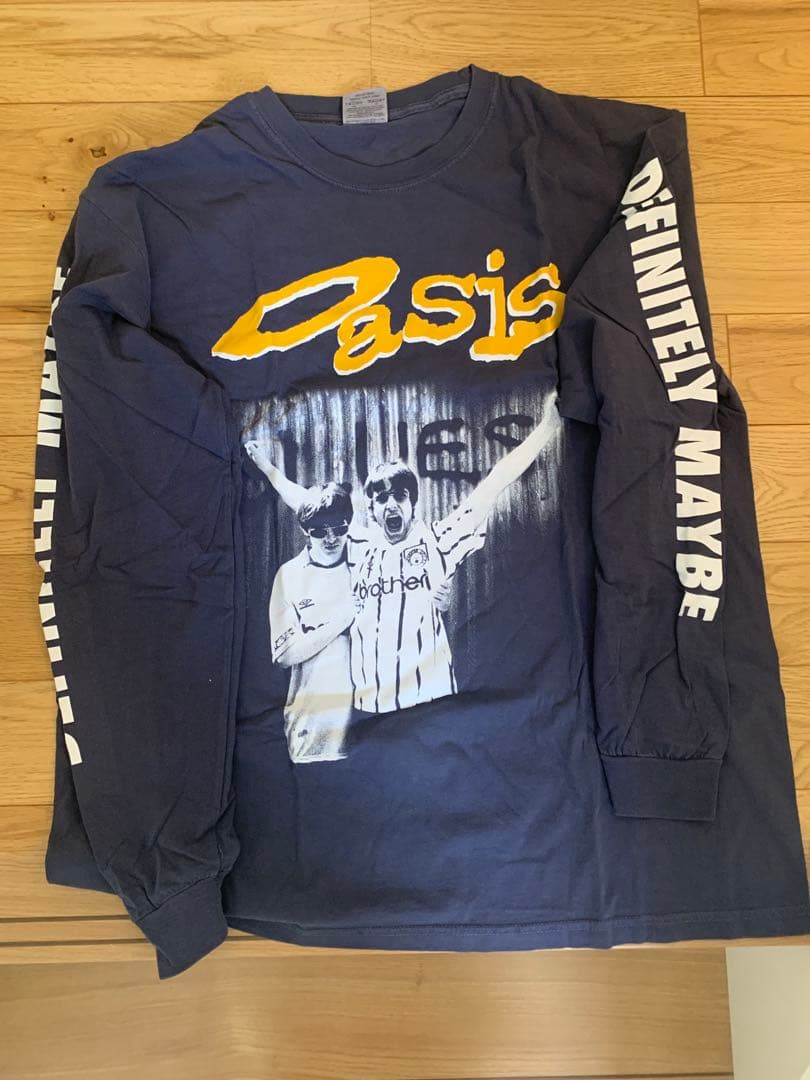 Oasis 『Definitely Maybe』UKブートネタ 受注限定Tシャツ