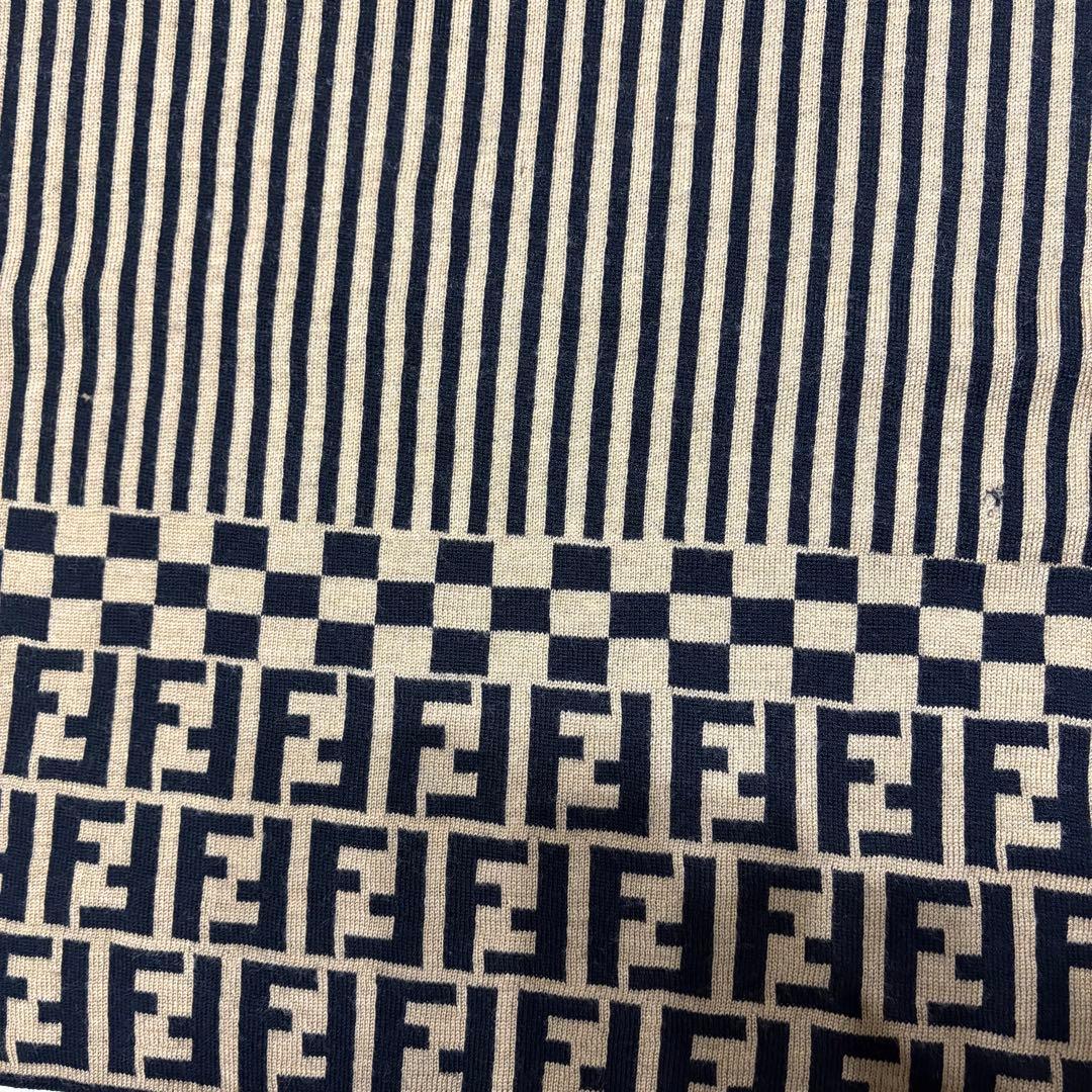 フェンディ　ズッカ柄　マフラー　FENDI