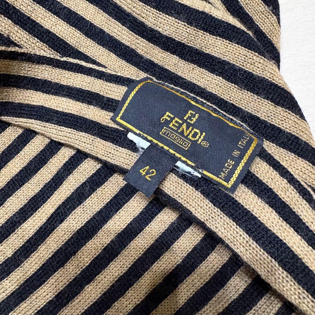 フェンディ　ズッカ柄　マフラー　FENDI