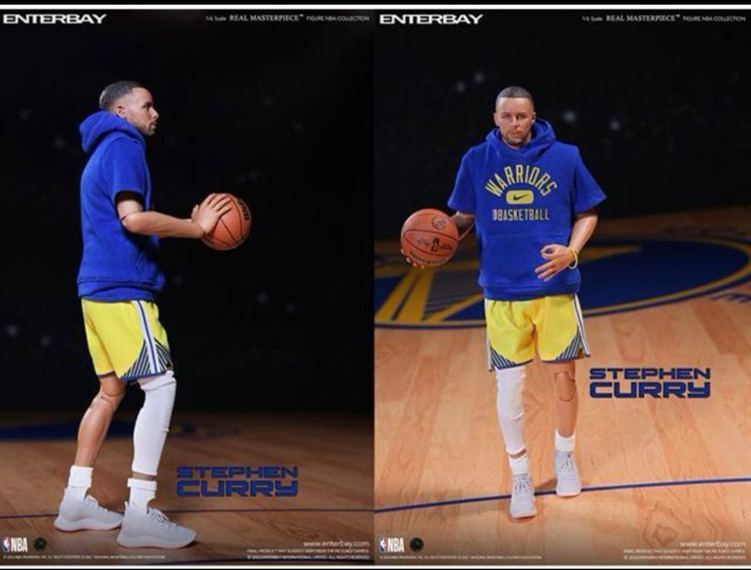 リアルマスターピース NBAコレクション ステフィン・カリー 1/6 フィギュア