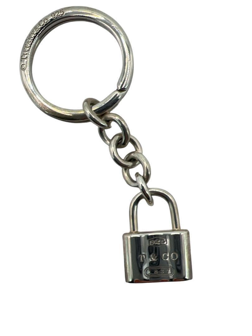 美品　ティファニー　キーホルダー　パドロック　SV925 カデナチャーム