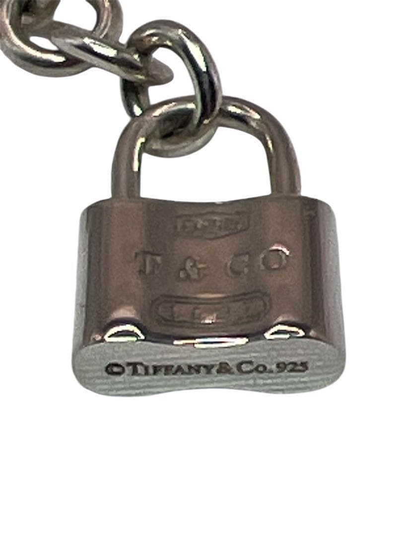 美品　ティファニー　キーホルダー　パドロック　SV925 カデナチャーム