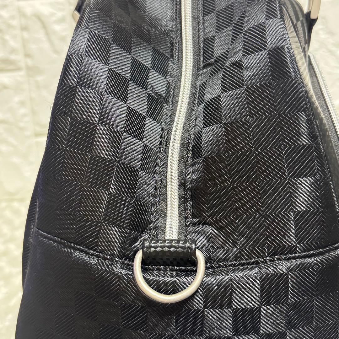 XXIO　ゼクシオ　ゴルフバック　ショルダー　チェック　黒　ダンロップ