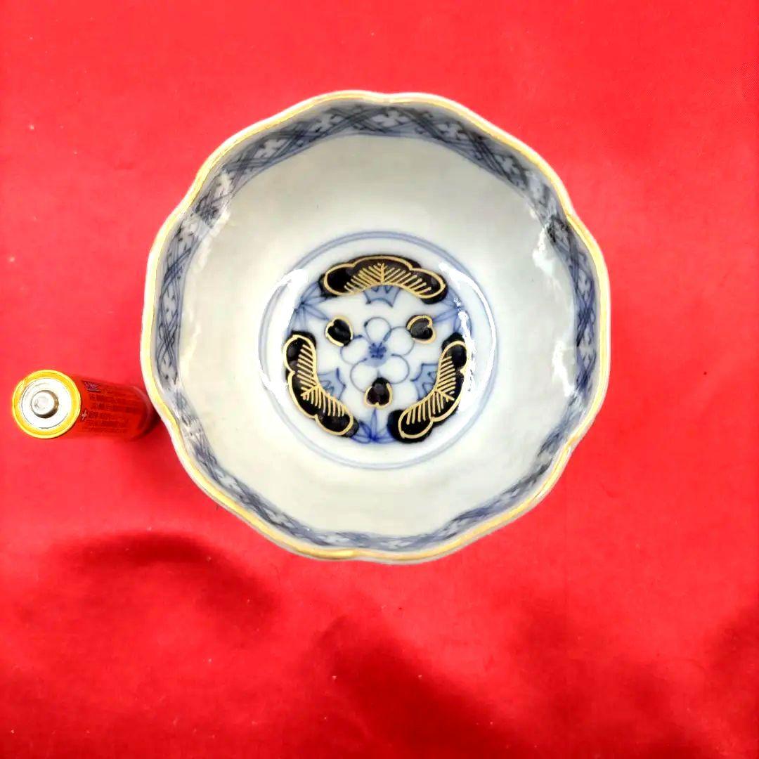 有田焼　伊万里焼　古伊万里　金彩　色絵　向付　蕎麦猪口　湯呑み　10客セット　①