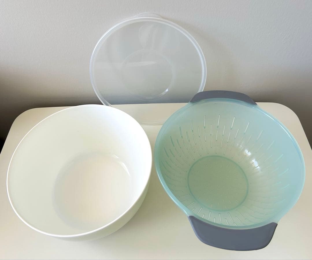 新品 オクソー （OXO）ネスティングボウル＆コランダーセット9点（蓋 ザル）