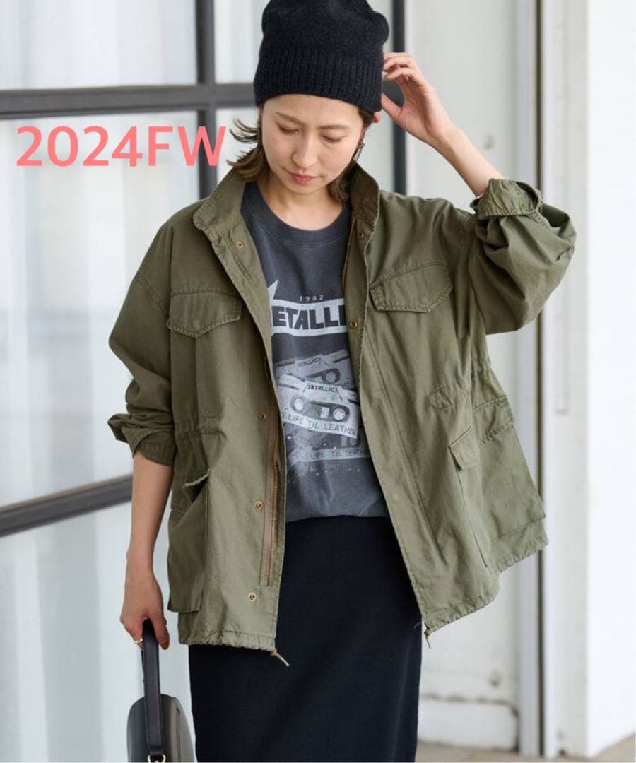 【美品‼︎】FRAMeWORK フレームワーク　リップストップミリタリーブルゾン