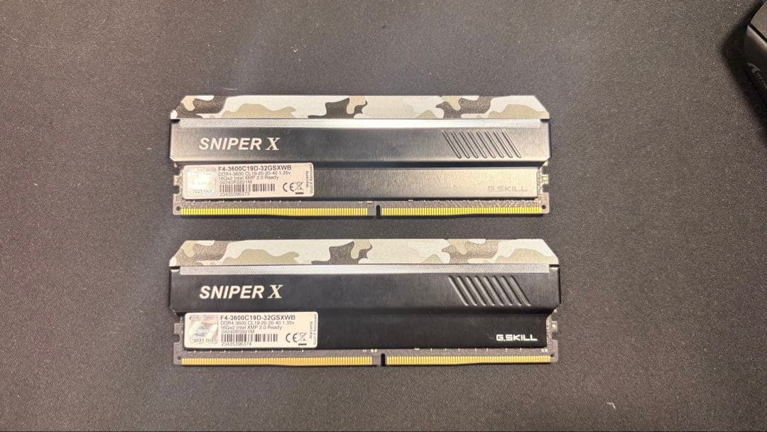 G.SKILL DDR4 メモリ 32GB 16GBx2 3600Mhz