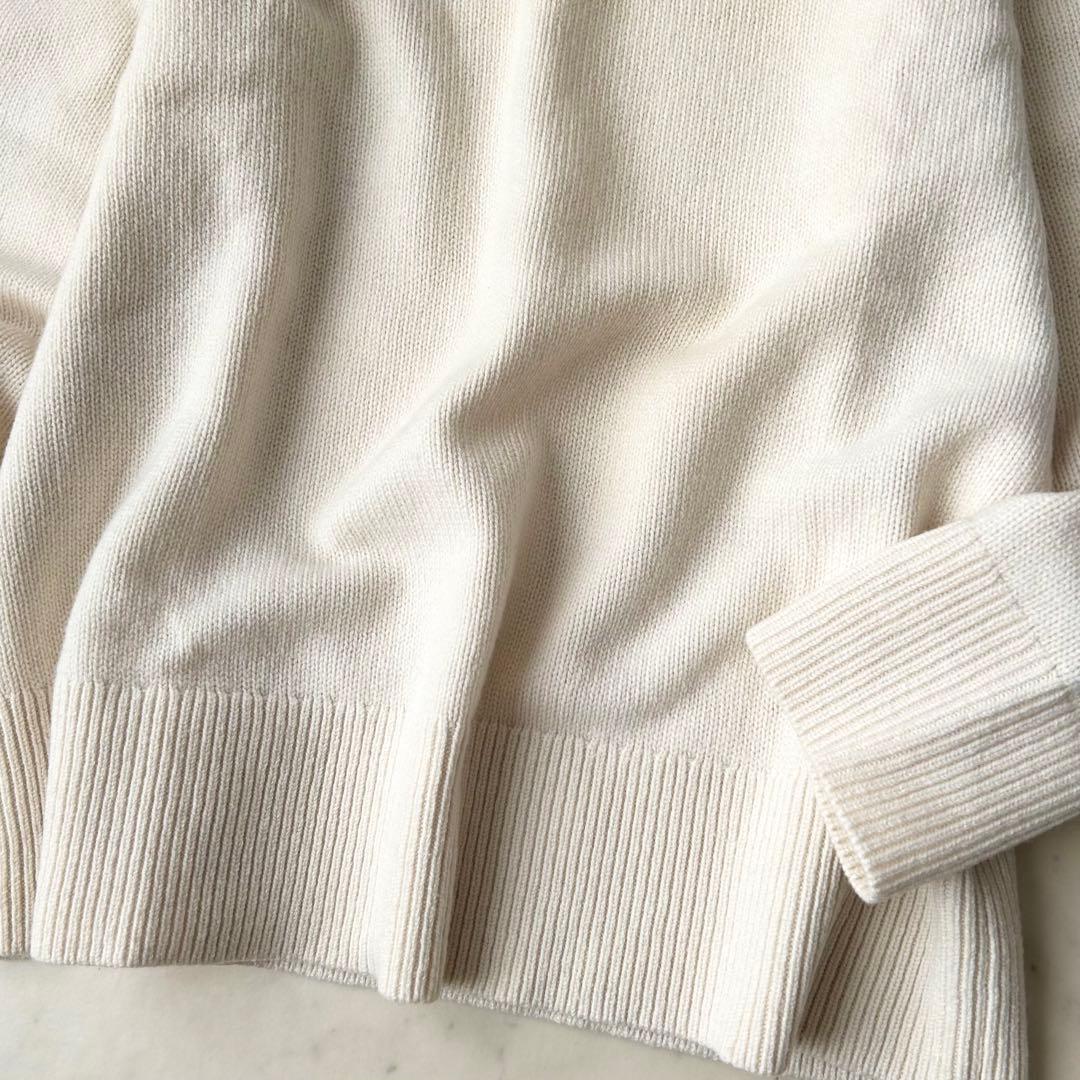 美品 セオリー Theory カシミヤ100% クルーネックニット セーター 白