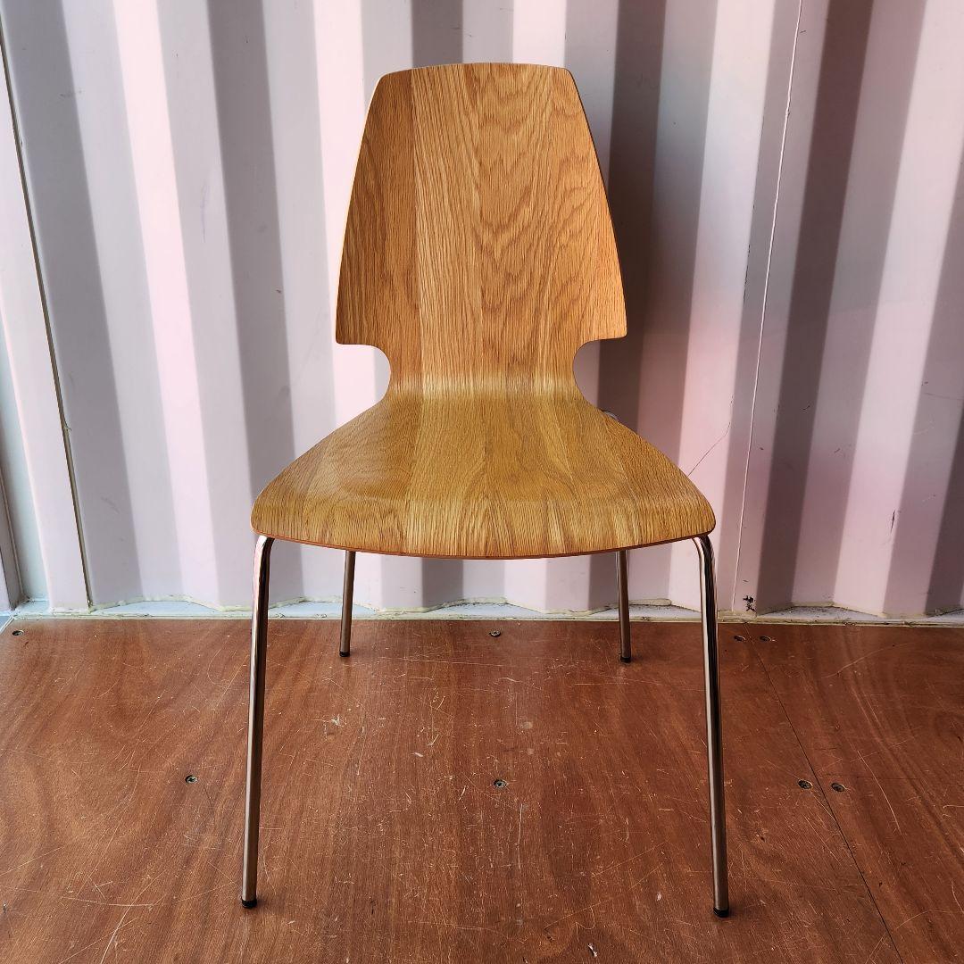 廃盤モデル　IKEA VILMAR ナチュラル　チェア 椅子　プライウッド