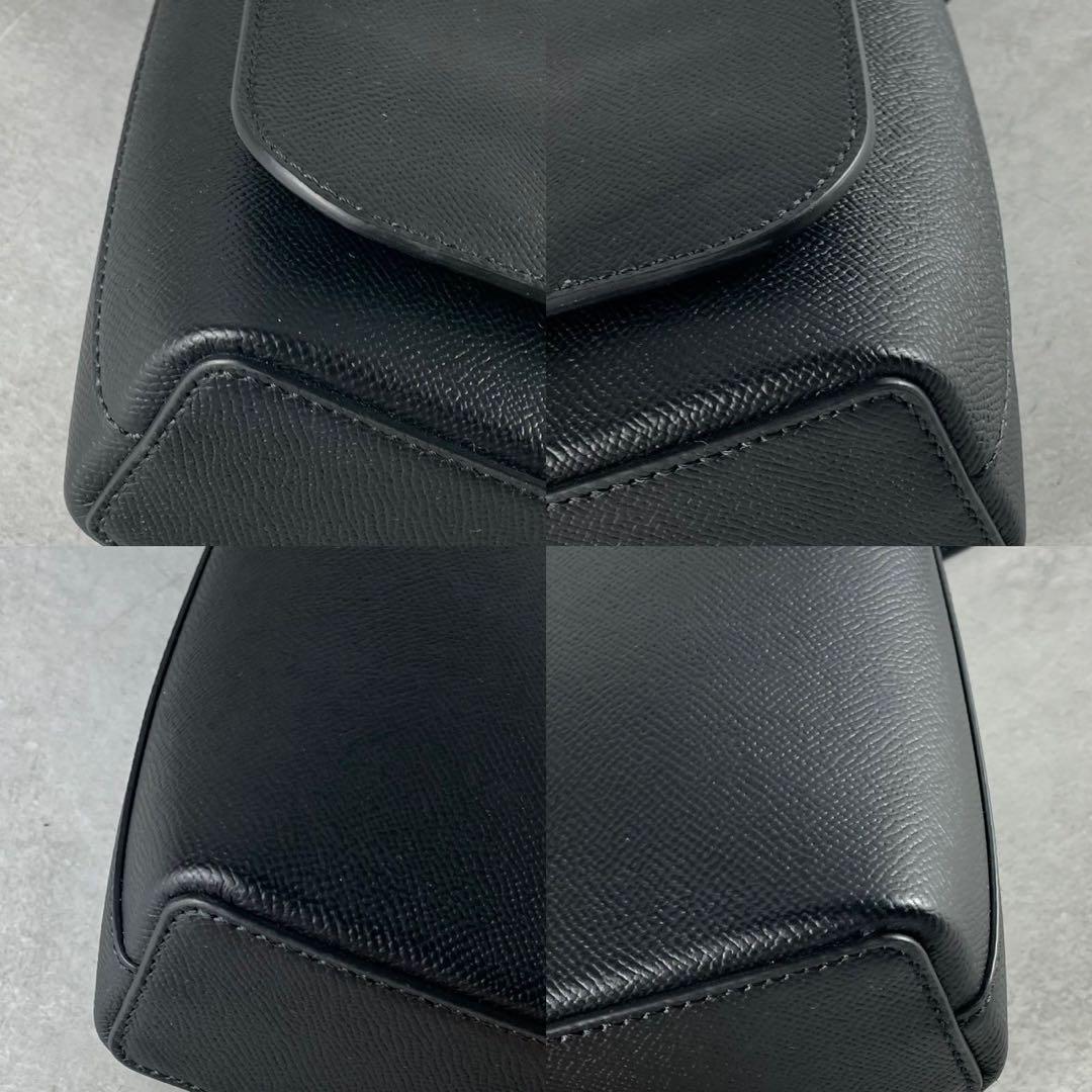【未使用級 現行】ダンヒル メッセンジャーバッグ カドガン レザー ブラック 黒