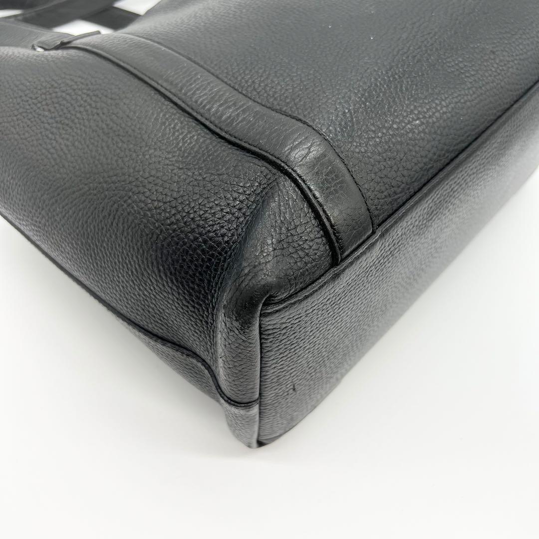 ペッレモルビダ　トートバッグ　テーラマリーナ　レザー　ブラック　A4　肩掛け