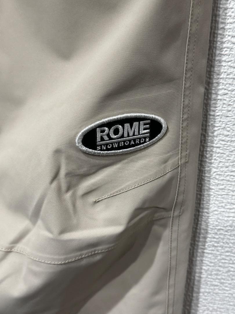 ROME ローム メンズ バギーパンツ スノボ サイズS クリーム 新品