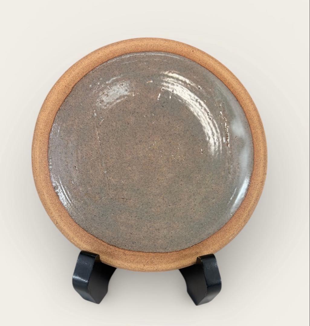 【中古品】佐久間芳山造　唐草模様彫水指（共箱）USED〈税込•送料込〉