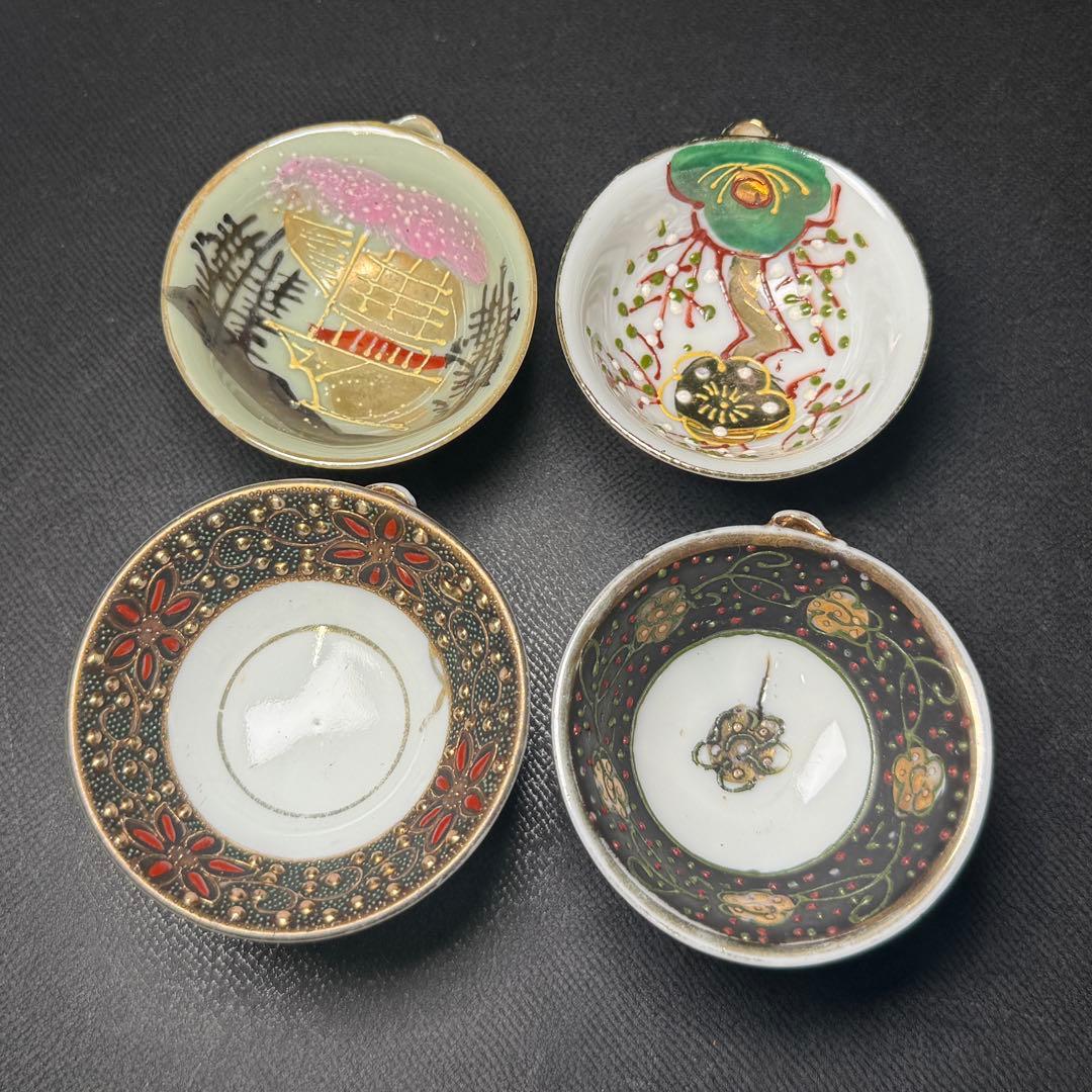 清水焼 うぐいす徳利 鳴き徳利 盃 11点 酒器 ぐい呑