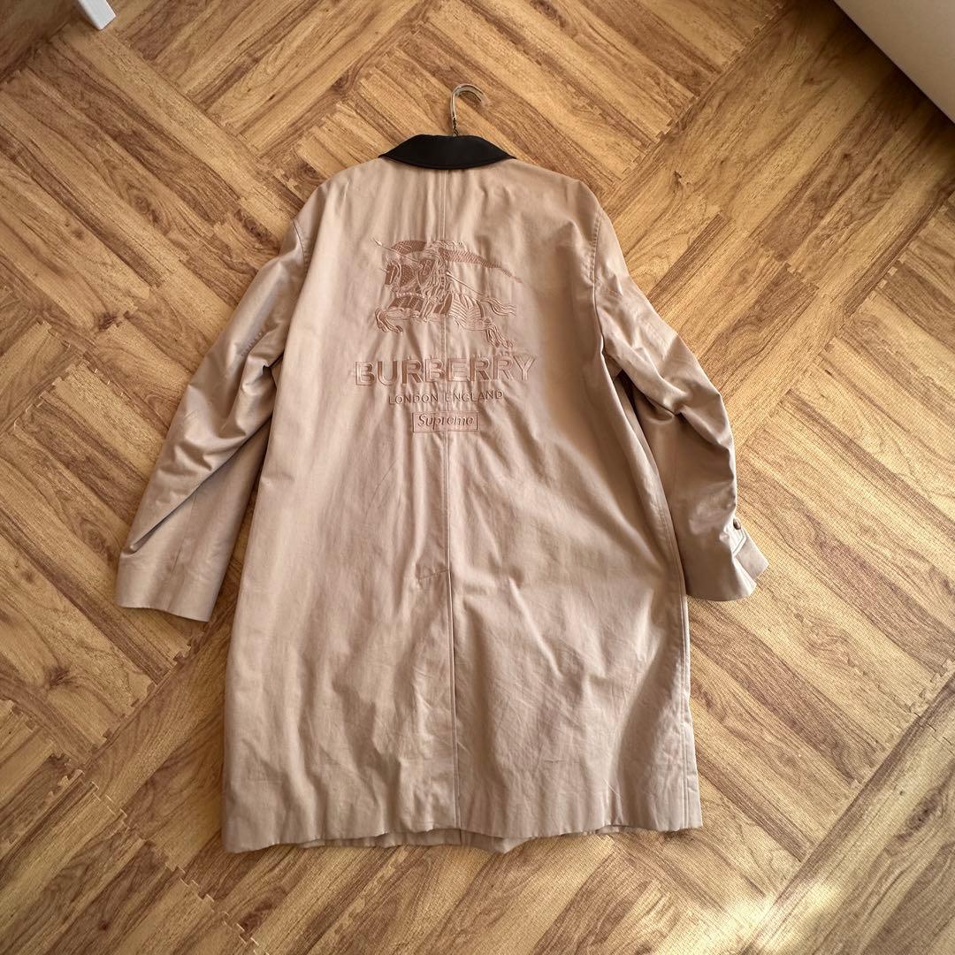 Burberry × Supreme トレンチコート ベージュ